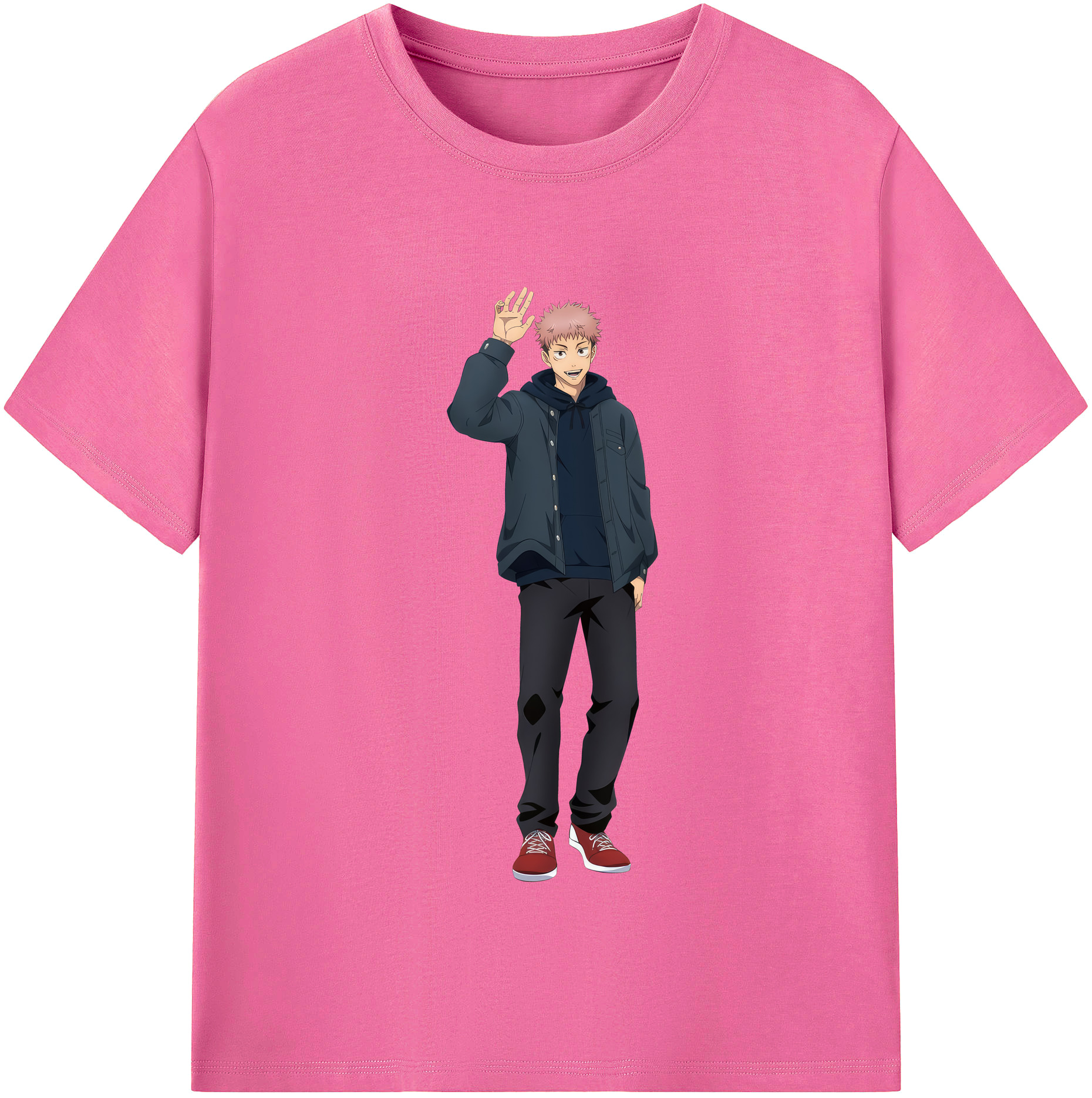 （画像用） 呪術廻戦 Jujutsu Kaisen レディースカジュアルプリントTシャツ（綿100％）